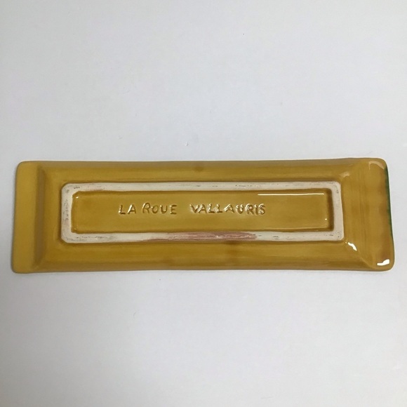 France La Roue Vallauris Ceramic Olive Tray French Country Pottery Kitchen*NOTE* - Picture 7 of 9